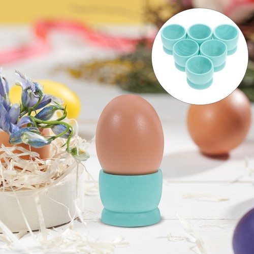 6pcs wooden easter egg stand - easter,