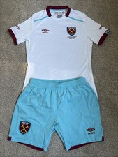 West Ham 2016/17 Away Football Kit (Shirt/Shorts) Medium Boys 9-10 Years