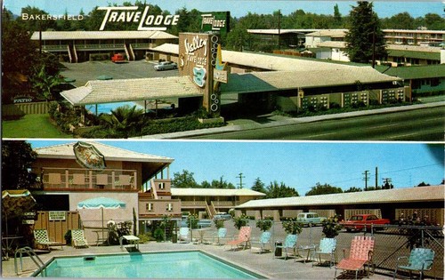 Bakersfield postcard valley - postcard,