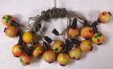 Set Vintage Christmas Fairy Lights 1930s Milk Glass Oriental Lantern Shades