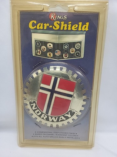 Vintage grill badge kings car - vintage,