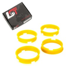 4x centering rings yellow for