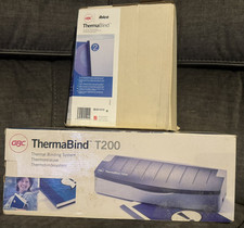 GBC Thermabind T200 Thermal Binding System With Box Of A4 Thermal Binding Covers