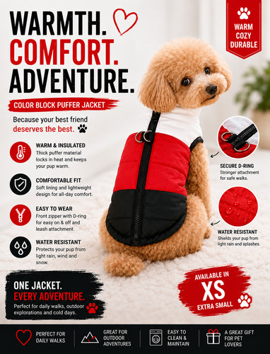 Pet dog cat puppy winter - puppy, coat