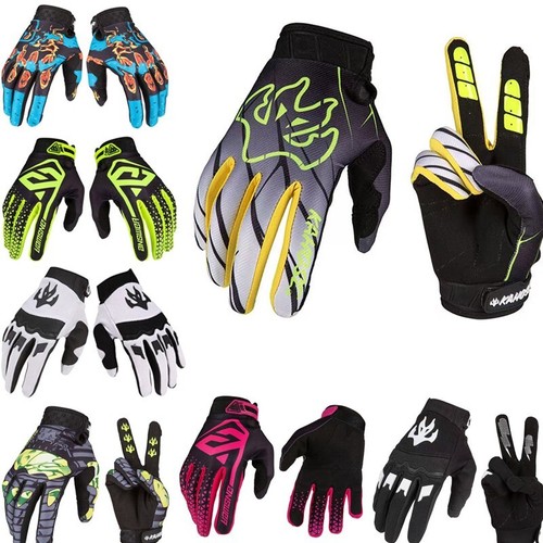 Flame racing motorcycle gloves - motorcycle,