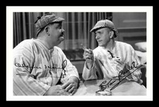 Laurel & Hardy Autographed Signed Framed Photo