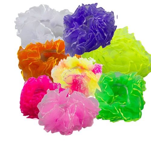 Frilly ruffled scrunchie - ruffled,