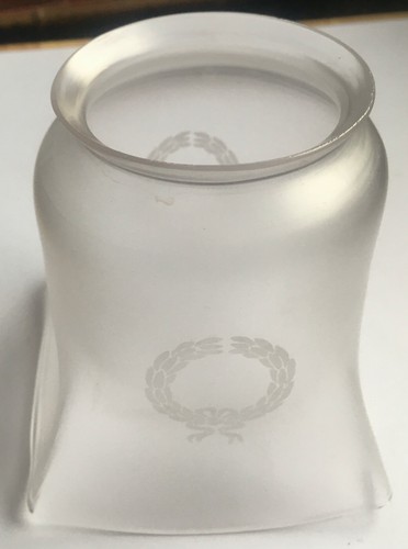 Antique satin glass shade - antique,