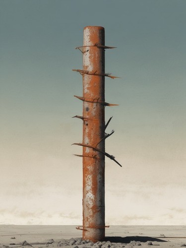 Rugby posts industrial - industrial, loft