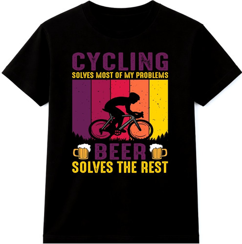 Cycling solves problems beer - cycling,
