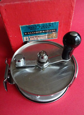 VERY GOOD VINTAGE ALLCOCK COMMODORE BIG GAME BOAT REEL IN RARE BOX FOR TUNA ETC