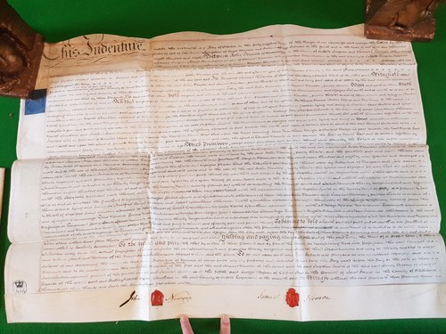 1808 vellum indenture john - indenture,