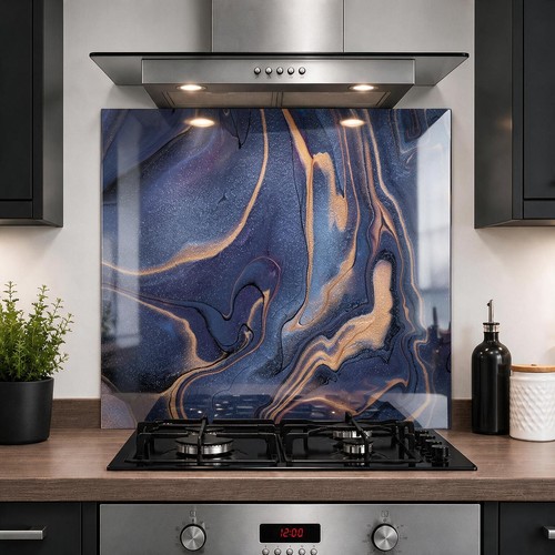 Printed glass kitchen - glass,
