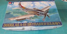 Tamiya 1/48 Aircraft Douglas A-1H Skyraider Model Kit 61058 U.S. Navy