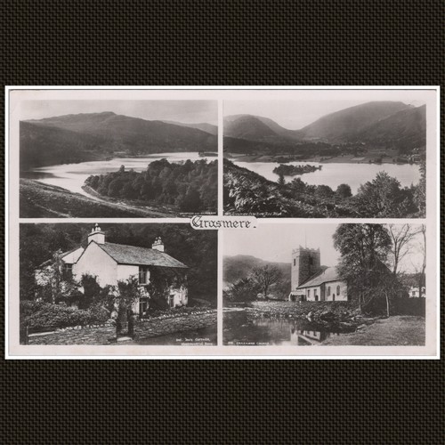 Grasmere lake district rppc - grasmere,