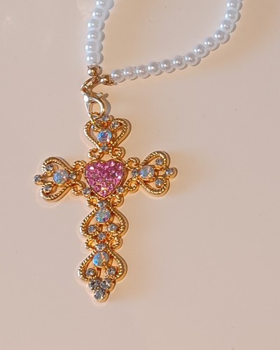 Car rosary faux pearl - car,