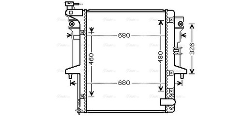 Ava coolant radiator - ava,