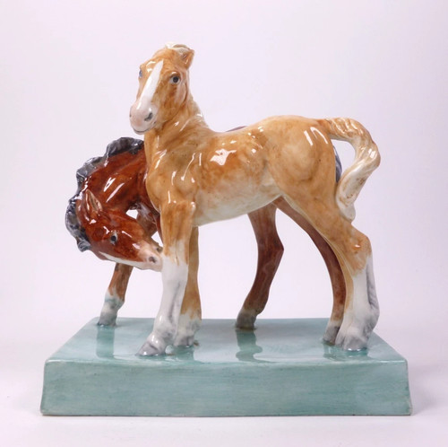 Royal worcester figure foals - royal, "foals"