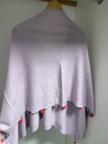 Lilac poncho with - lilac,