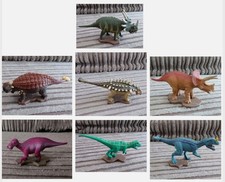 7x Dinosaur King Figure SEGA Playmates Toys Roll Play Game Cake Topper