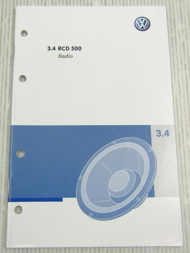 Radio rcd 500 owners - 3.4,