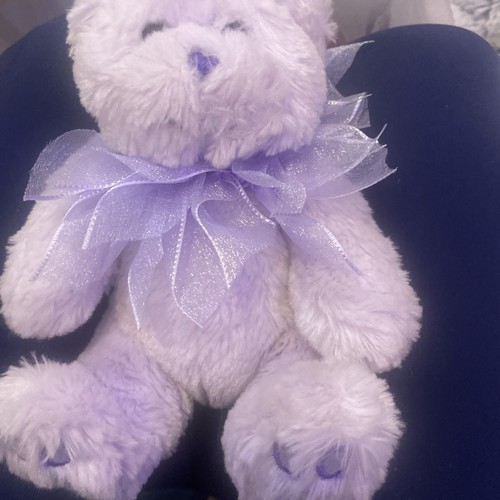 Debenhams lilac bear soft toy - debenhams,