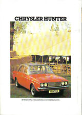 Chrysler Hunter 1725 De Luxe Super 1977-78 Original UK Sales Brochure No. C9541