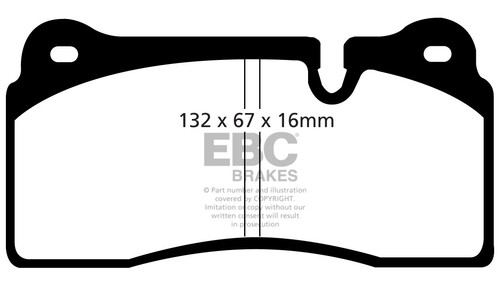 Ebc bluestuff rear - ebc,