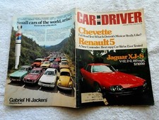 CAR AND DRIVER Magazine- JAN,1976-JAGUAR XJ-S-V-12,2+2,140 mph,&19,000