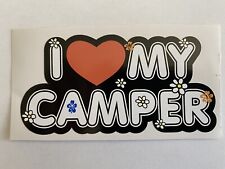 I LOVE MY CAMPER CAMPERVAN STICKER DECAL FUNNY FUN FORD TRANSIT COMBO SPRINTER