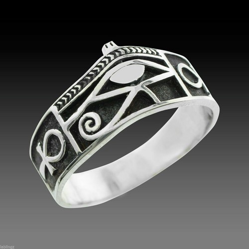 Solid sterling silver eye - sterling,