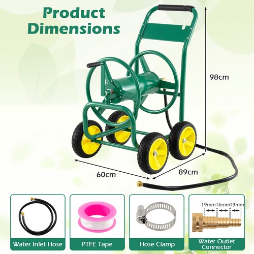 Garden hose reel - hose, cart