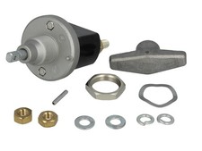 Main power switch, battery