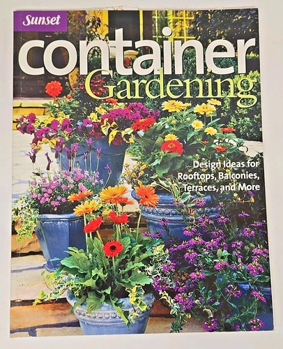 Vtg sunset container gardening - container,