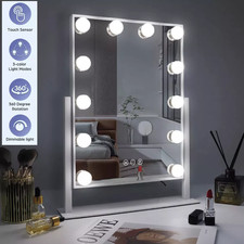 Hollywood Mirror Vanity Make Up Mirror with 12 Lights LED Dressing Table Mirror