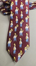 The Simpsons Homer Simpson D'oh 1998 Novelty Tie Collectable Fancy Dress Novelty
