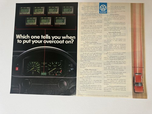 Original vintage 1983 mk1 - vintage, vw