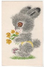 1968 funny bunnies flowers - funny, bunnies.