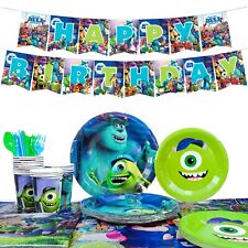 68 Pcs Monsters Inc Party Supplies Monsters University Party Decoration Plates