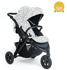 Roma Atlas 3 Wheel Pram, All-Terrain Stroller Suitable from Newborn - Dalmatian