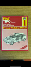 HAYNES Fiat Tipo 1988-91 owners workahop manual - 1 85010 625 8