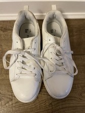 Ladies Primark White Lace Up