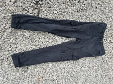 Boys Black Combat Gathered Hem Trousers Scouts Uniform Age 9 Yrs