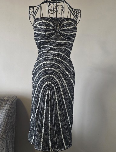 Arruba black white lace - white,