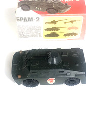 Russian USSR MILITARY 6PAM-2 ARMOURED PERSONNEL TANK  1984  vintage 1/43 boxed