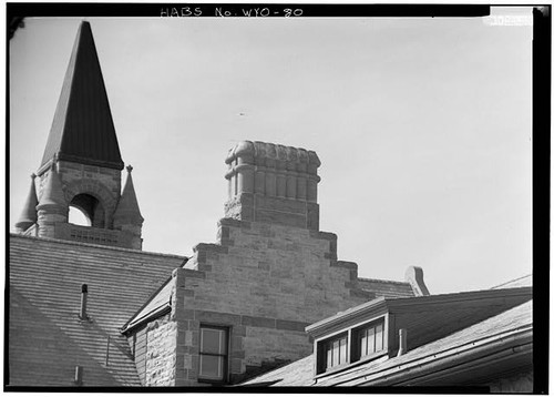 Roof view from southeast