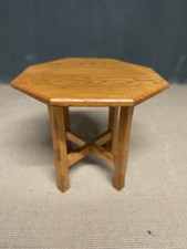 Cotswold School oak hexagonal Side / Lamp / Table - Delivery Possible