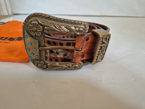 Nanni belt brown leather - nanni, belt.
