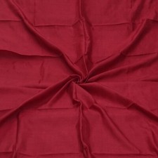 Vintage Red 100% Pure Silk Handloom Sari Remnant 4YD Craft Fabric silk Scrap