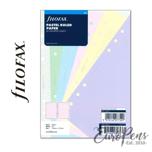 Filofax pastel refill - a5,